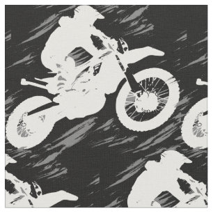 Motorrad-Rennen in Motocross Stoff