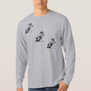 Motorrad-Rennen-lang Sleeved T - Shirt