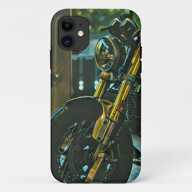 Motorrad-Retro-Geschenk Case-Mate iPhone Hülle (Rückseite)