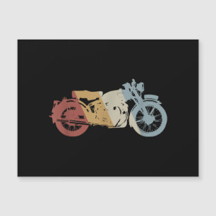 Motorrad Retro-Stil Vintage Magnetkarte