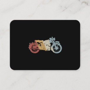 Motorrad Retro-Stil Vintage Visitenkarte