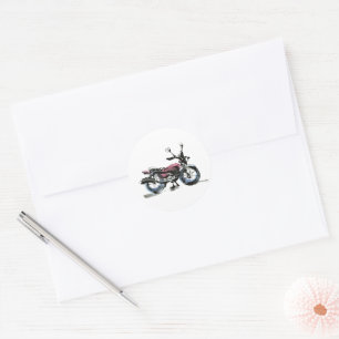 Motorrad Runder Aufkleber
