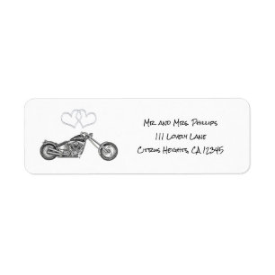 Motorrad- & Silberherzen-Biker-Hochzeit