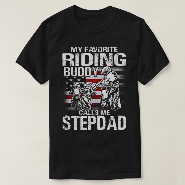 Motorrad-Stift Shirt Mein Lieblings-Reitbuddy (Design vorne)
