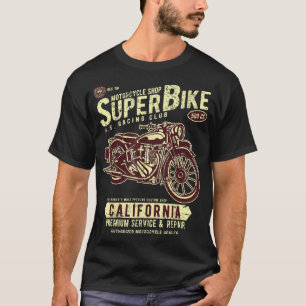 Motorrad Super Bike Custom Classic Bike Shop Vin T-Shirt