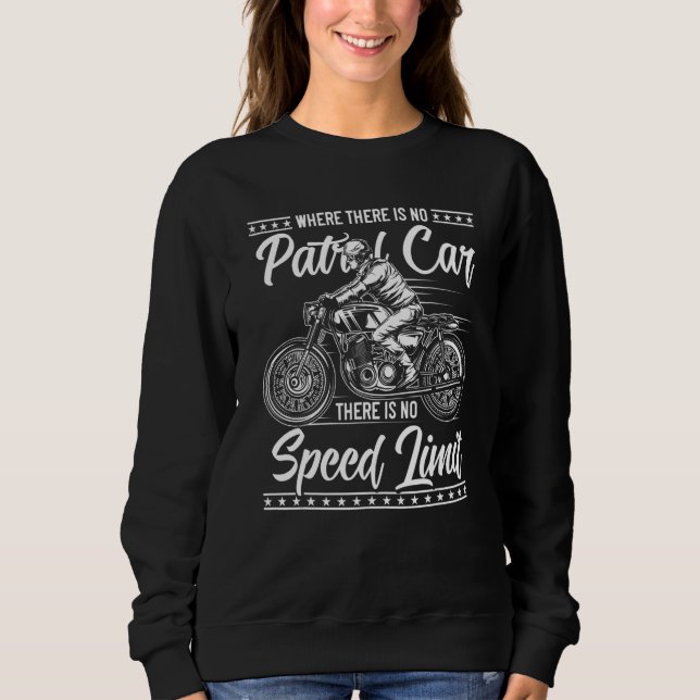 Motorrad Sweatshirt (Vorderseite)