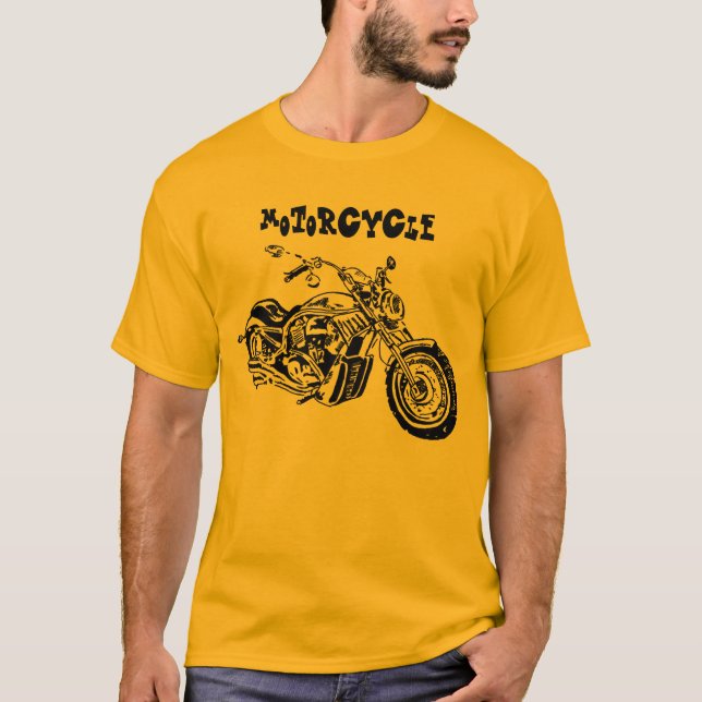 Motorrad T-Shirt (Vorderseite)