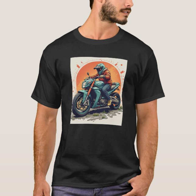 Motorrad-T - Shirt (Vorderseite)