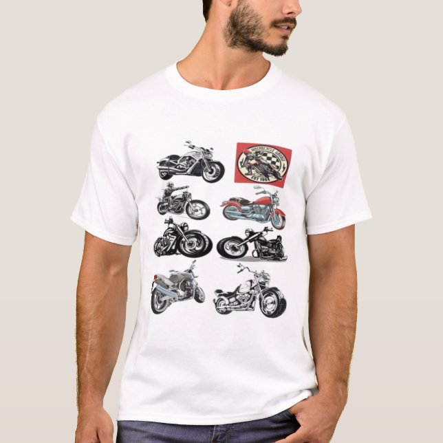 Motorrad T-Shirt (Vorderseite)