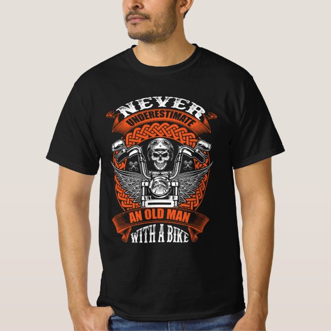 Motorrad-T-Shirt, Neffer ein Derestimate... T-Shirt (Vorderseite)