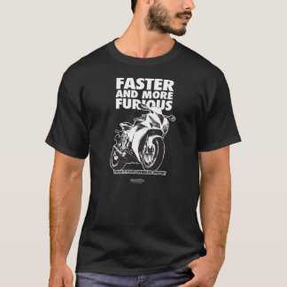 Motorrad-T - Shirt - schnelleres wütenderes