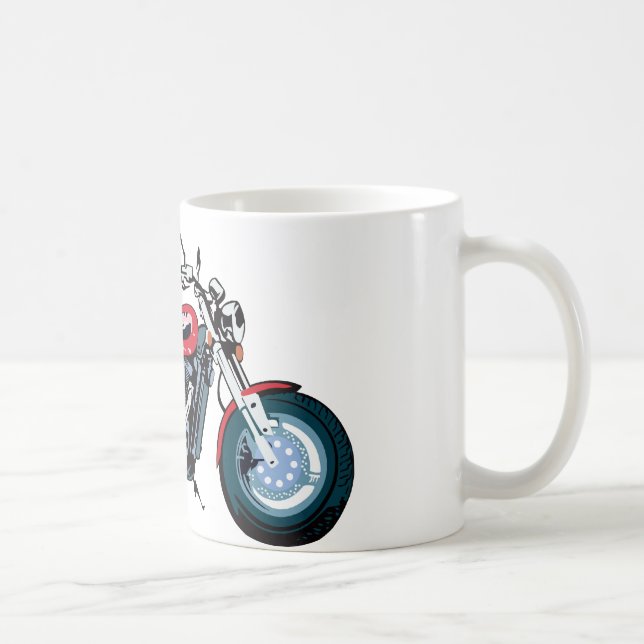 Motorrad Tasse (Rechts)