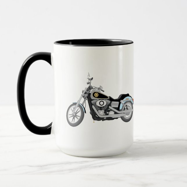 Motorrad-Tasse für jeden Biker 15oz Tasse (Links)