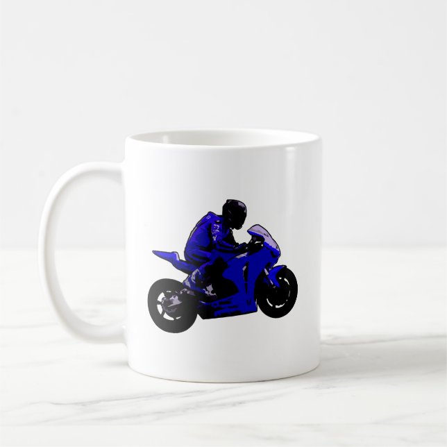 Motorrad-Tasse Kaffeetasse (Links)