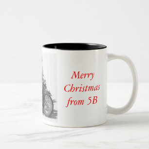 Motorrad-Tasse Zweifarbige Tasse