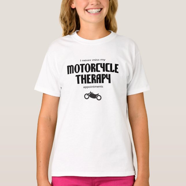 Motorrad-Therapie T-Shirt (Vorderseite)