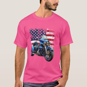 Motorrad Trike American Rider MotorTrike USA Fla T-Shirt