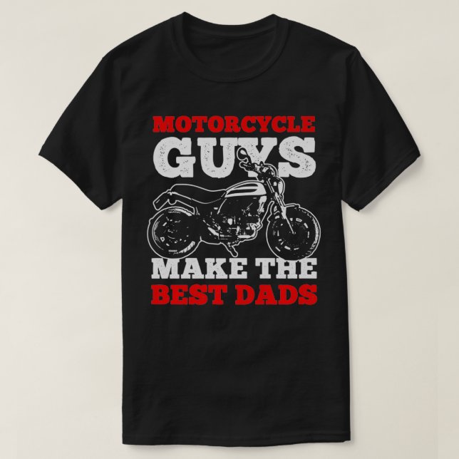 Motorrad-Typ machen besten Vater-Plan T-Shirt (Design vorne)