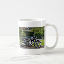 Motorrad und Spitfire Kaffeetasse
