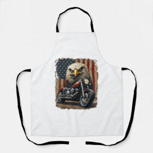 Motorrad USA-Flagge Retro-Biker-Chopper Schürze
