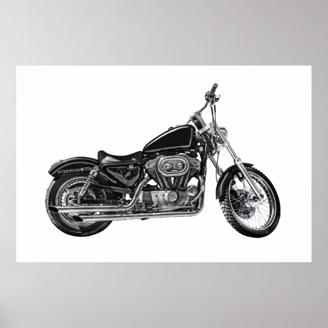 Motorrad V Poster (Vorne)