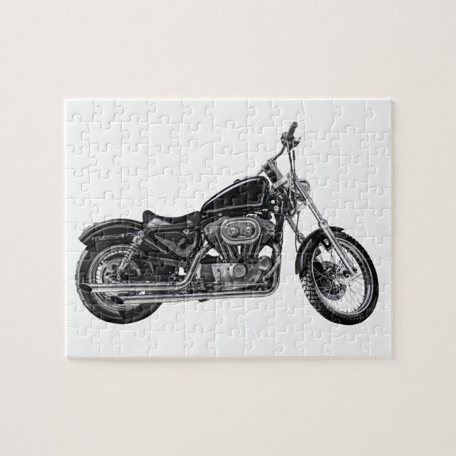 Motorrad V Puzzle (Horizontal)