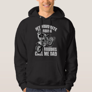 Motorrad-Vater Dirt Bike Motocross Reiten Buddies Hoodie