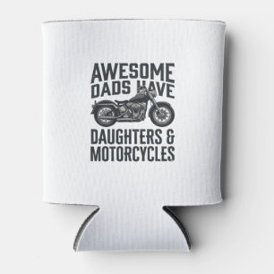 Motorrad-Vater-Töchter-Zitat Vintage-Vektor-Desi Dosenkühler