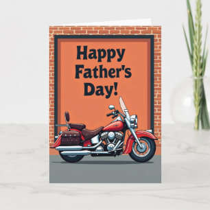 Motorrad Vatertagskarte Karte