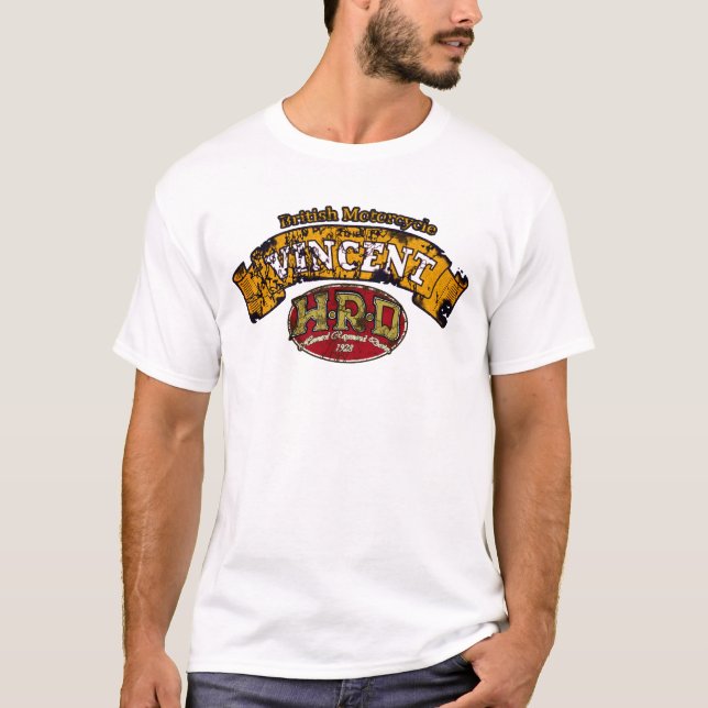 Motorrad Vincent T-Shirt (Vorderseite)