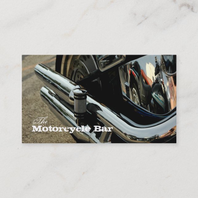 Motorrad-Visitenkarte-Mechaniker Visitenkarte (Vorderseite)