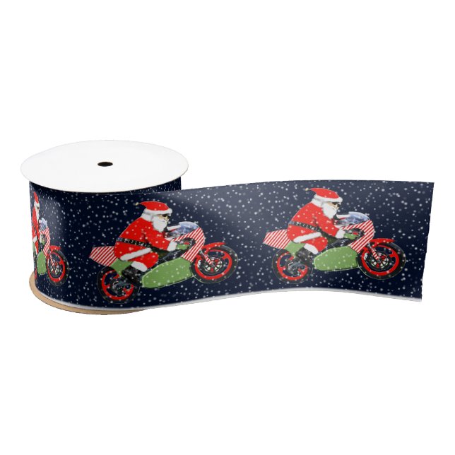 Motorrad-Weihnachtsgeschenk Satinband (Spule)