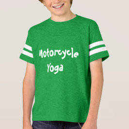 Motorrad-Yoga-Fußball-T - Shirt