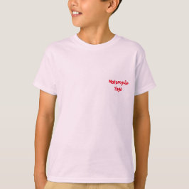 Motorrad-Yoga-grundlegender Wecker-T - Shirt