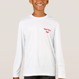 Motorrad-Yoga Sport-Tek langer Hülsen-T - Shirt