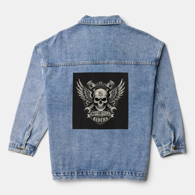 Motorradbekleidung Jeansjacke (Rückseite)