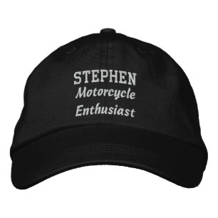 Motorradenthusiasten Individuelle Name V07D Bestickte Kappe