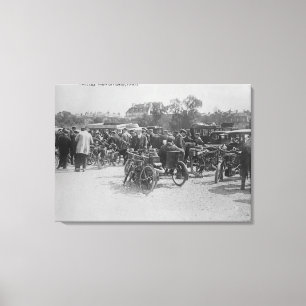 Motorräder beansprucht, Paris-Fotografie Leinwanddruck