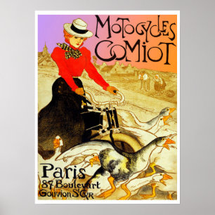 Motorräder Comiot Poster