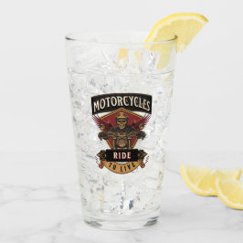 Motorräder für den Skull-Verkehr, Fahrt zum Leben Glas