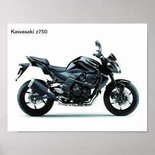 Motorräder Kawasaki z750 Poster