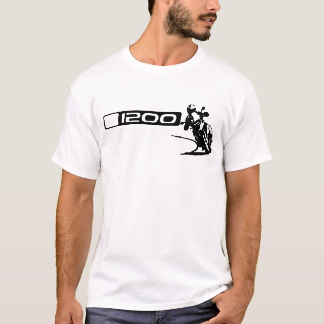 Motorräder Motorrad lockert bmw-Motorrad auf T-Shirt (Vorderseite)