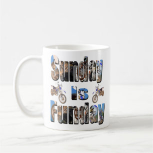 Motorräder Sonntag ist Fundament, Kaffee-Tasse Kaffeetasse