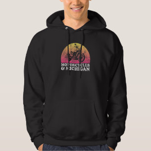 Motorräder und Motorräder in Michigan Hoodie