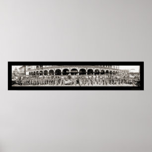 Motorräder Venedig, CA Foto 1910 Poster