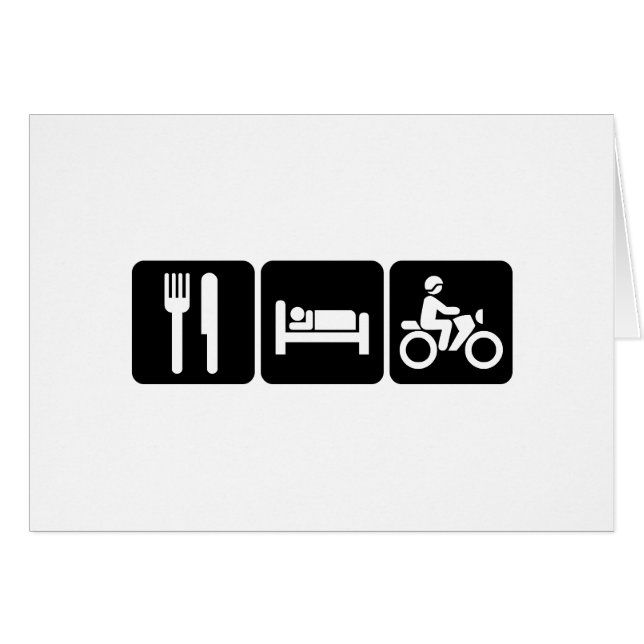 Motorradfahren (Vorderseite (Horizontal))