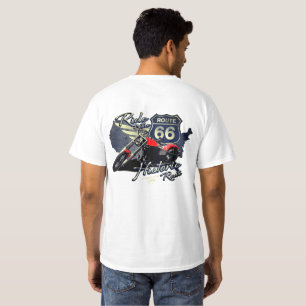 Motorradfahren auf der historischen Route 66 T-Shirt