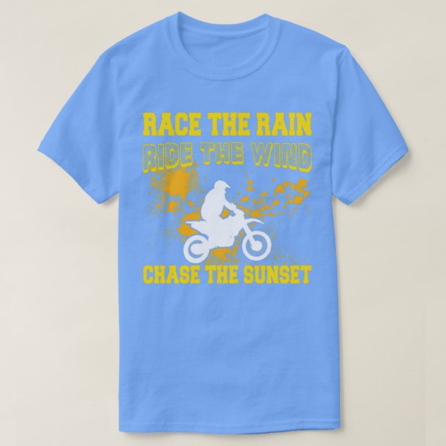 Motorradfahren Biker Adventure Race Sport Geschenk T-Shirt (Design vorne)