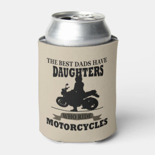 Motorradfahren mit der besten Dads Tochter Dosenkühler