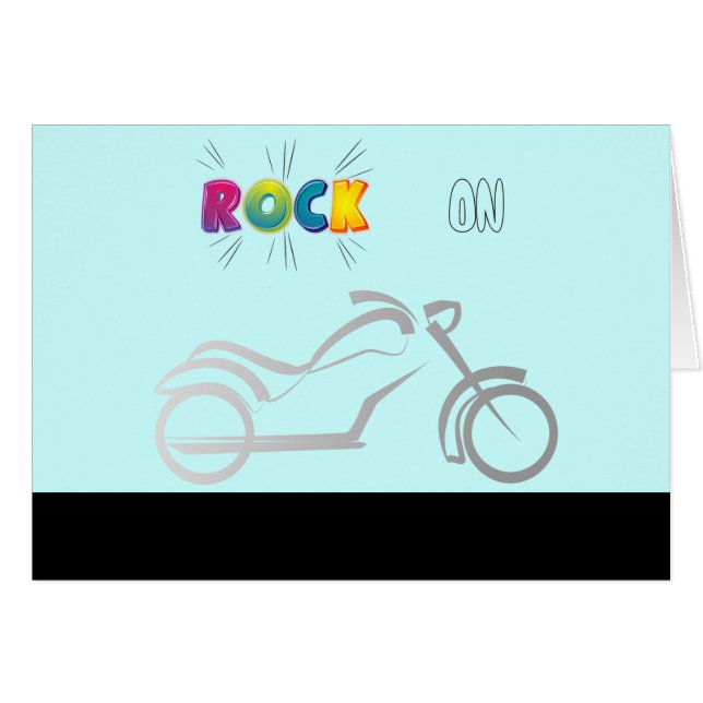 Motorradfahrer (Vorderseite (Horizontal))